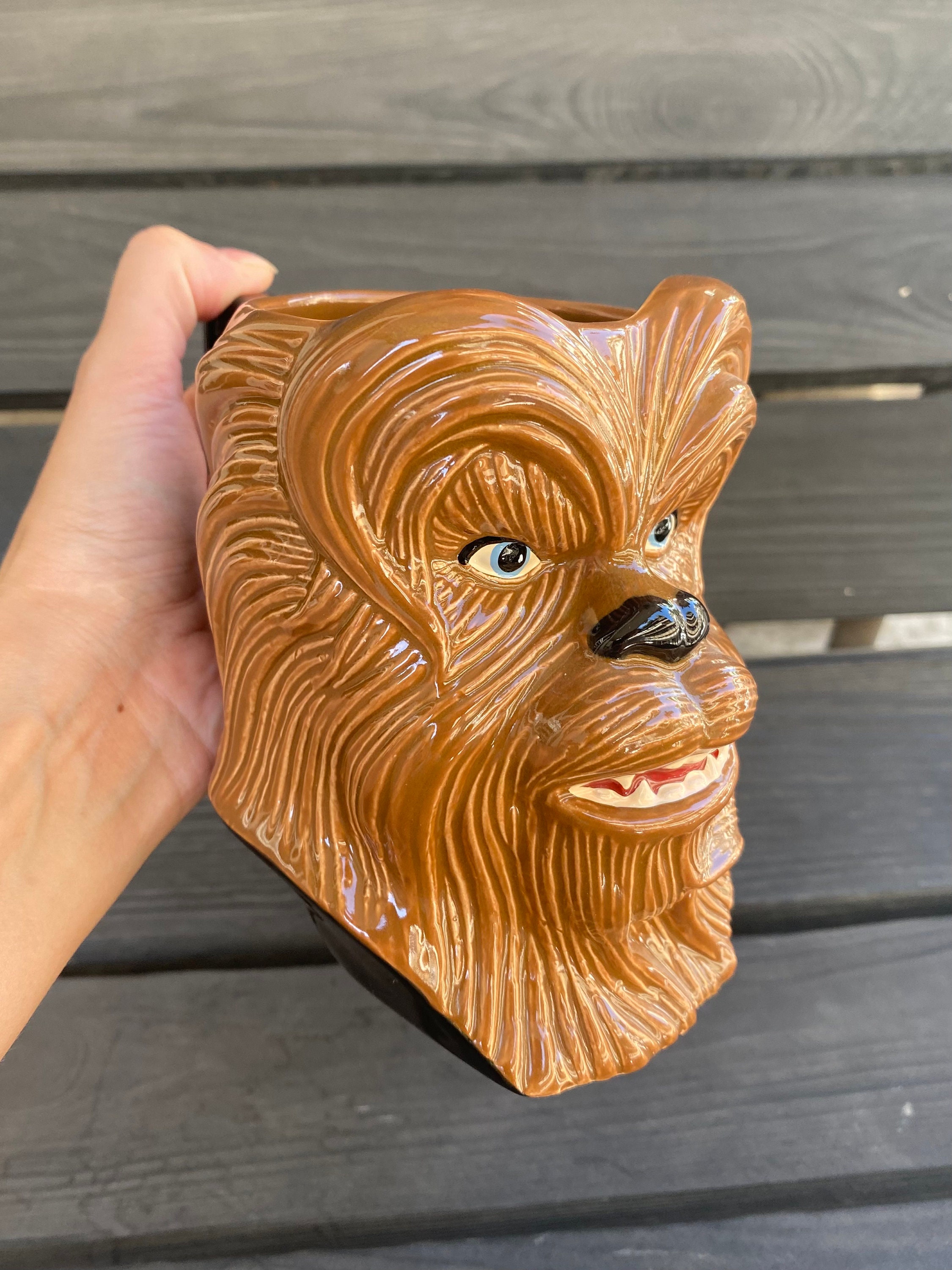 ヴィンテージ 1997 チューバッカ セラミックマグカップ：スター