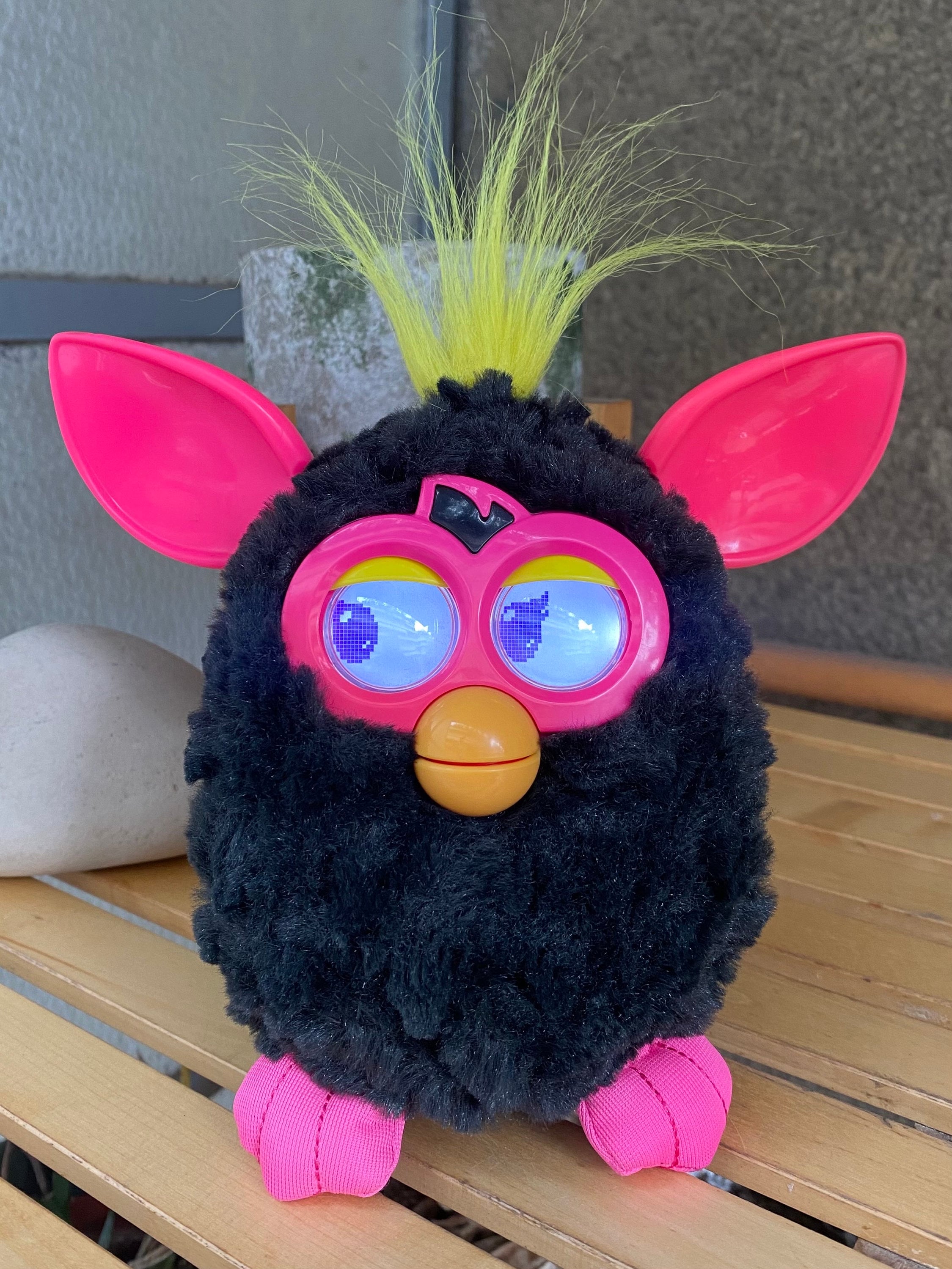 暗黒エンターテイメント　プォプポペイプピーとプピー兄 Black & Pink Furby Punky Pink 2012/2013 WORKING, Interactive