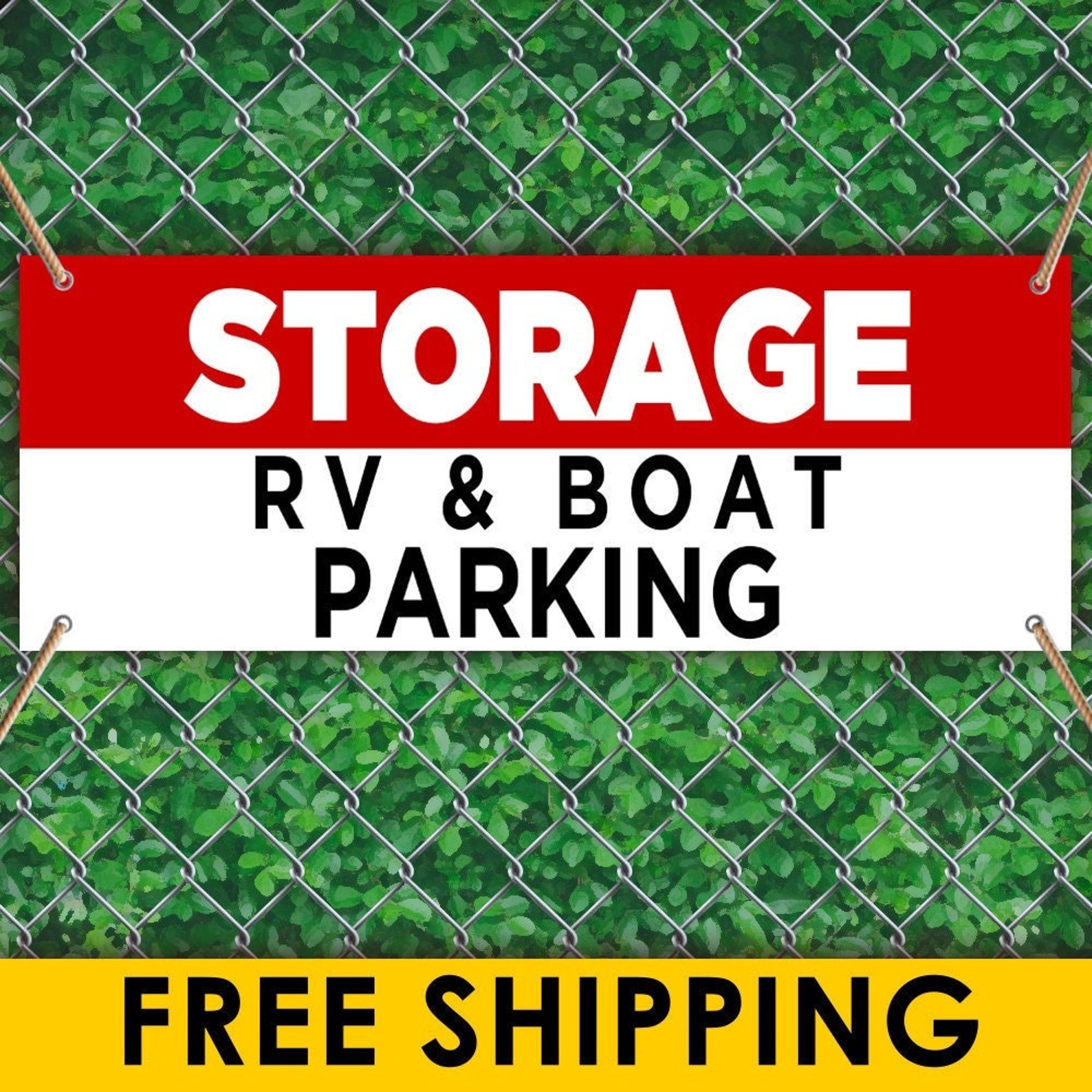 Storage RV & Boat Parking 13oz Vinyl Banner Sign With Grommets Etsy