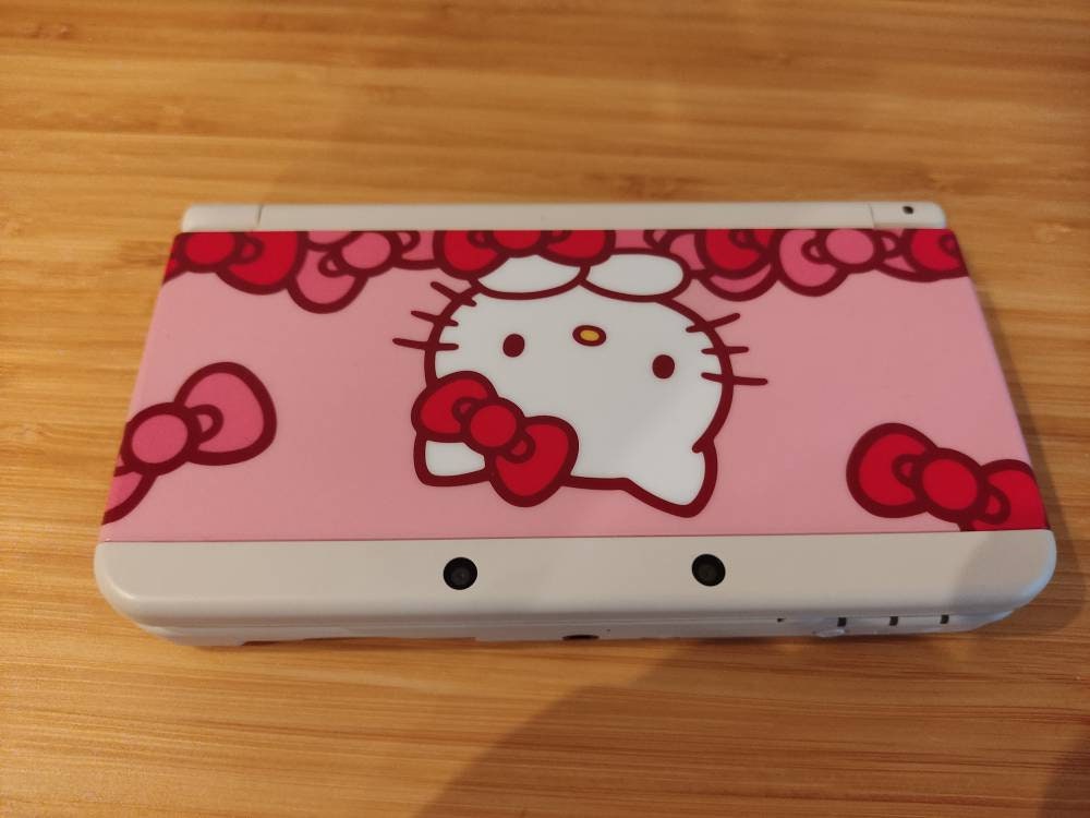 MODDED New Nintendo 3ds Hello Kitty Edition. With Free Etsy