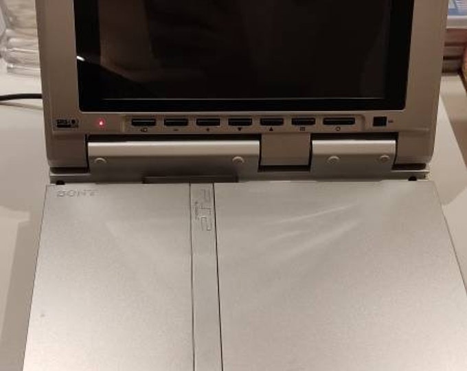 Ultra Rare Ps2 Joytech 8 Inch Lcd Screen Silver With Slimline Slim