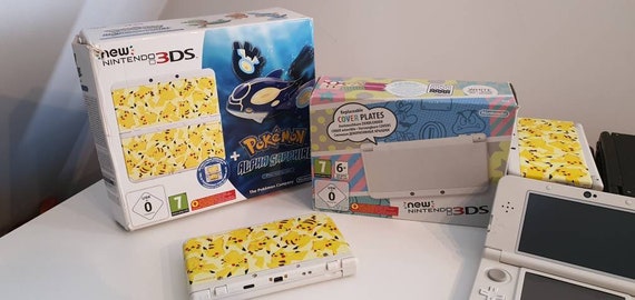 Brandmand Interessant Triumferende MODDED Rare New Nintendo 3ds 022 Kisekae Pikachu Edition. With - Etsy