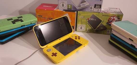 Custom Modded New Nintendo 2ds Special Pikachu Edition. Good