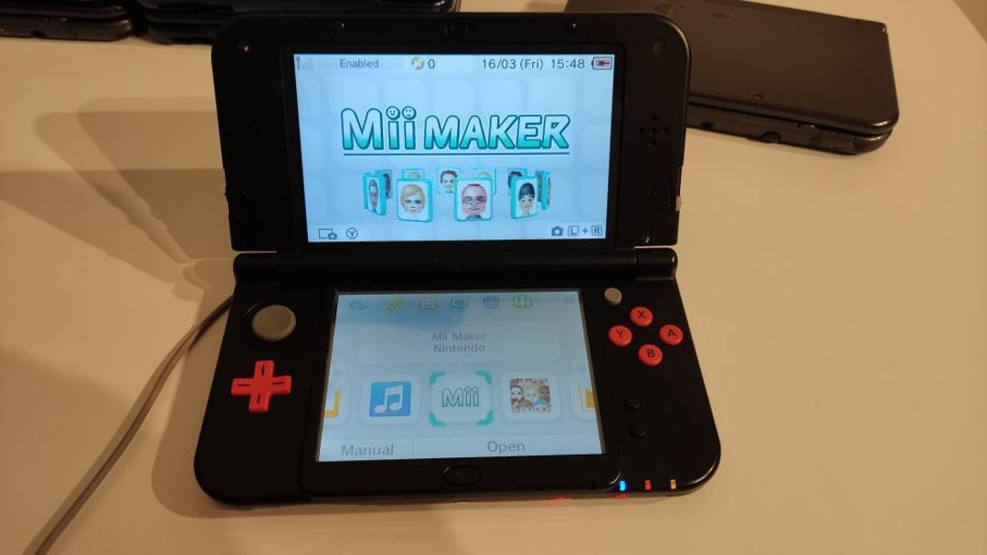 Nieuwe Nintendo 3ds XL Grijs/oranje. 5000 Spellen. 128gb. Etsy
