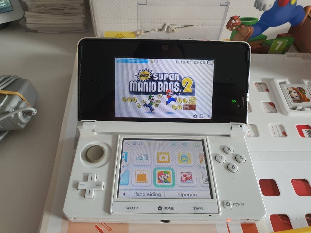 Og Nintendo 3ds Ice White Edition. With 250 Games. Original. - Etsy