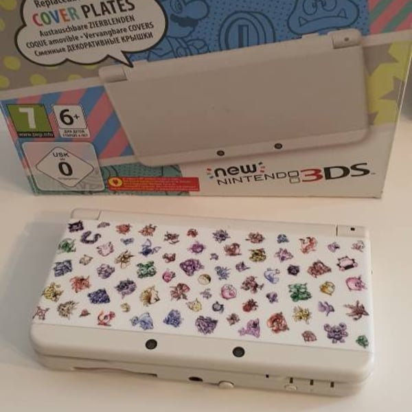 MODDED rare New Nintendo 3ds 072 kisekae pokemon sprite edition. With 5000+ games.good condition. 3ds handheld with charger.Region free.