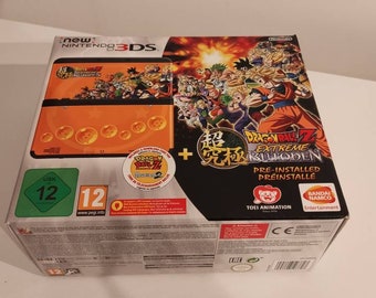 NEW MODDED  New Nintendo 3ds buttoden dragon ball edition. With 5000+ games.new condition. 3ds handheld with charger.Region free.