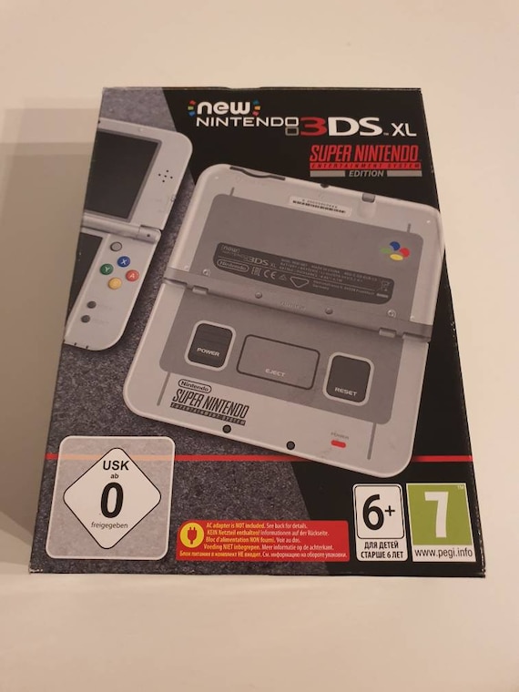 dansk bar offentliggøre Verzegelde Nieuwe Nintendo 3ds XL Snes Edition.5k Games. - Etsy
