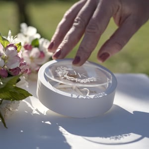 BTFO Ringbox Herzförmig Mit LED Licht - Verlobungsring Box Romantisch