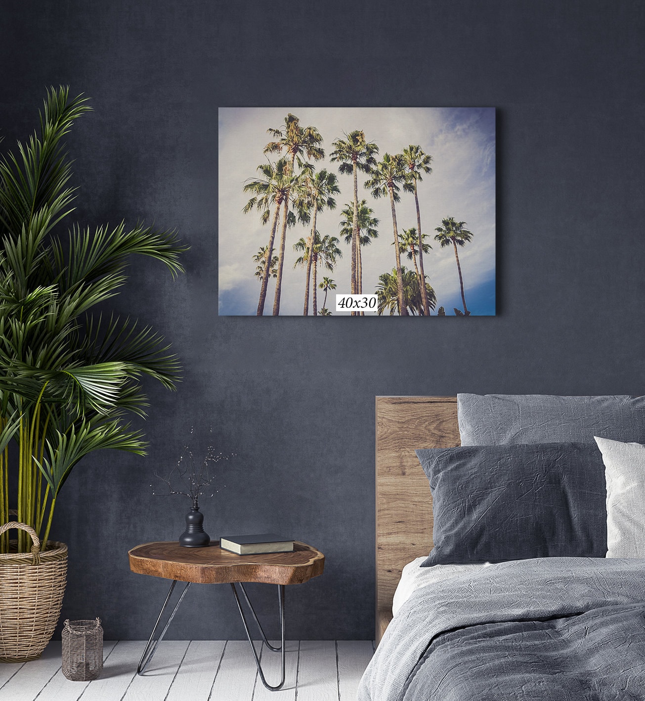 Palm Tree Photography Wall Art Palm Tree Photo Art Birthday Etsy