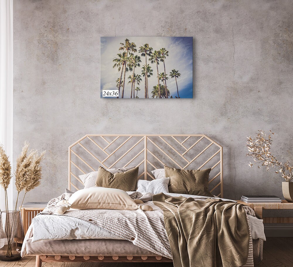 Palm Tree Photography Wall Art Palm Tree Photo Art Birthday Etsy