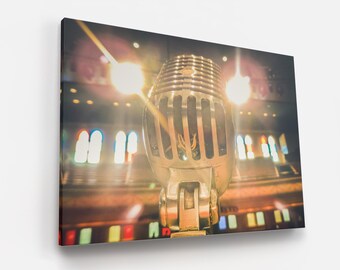 Ryman Auditorium Canvas Print: Nashville Music City Stage Photo