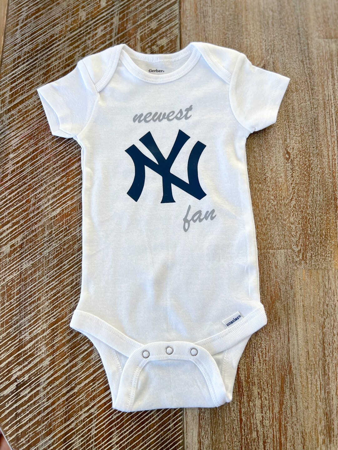 Newest Yankees Fan Baby Onesie New York Yankees Baby Fan Etsy