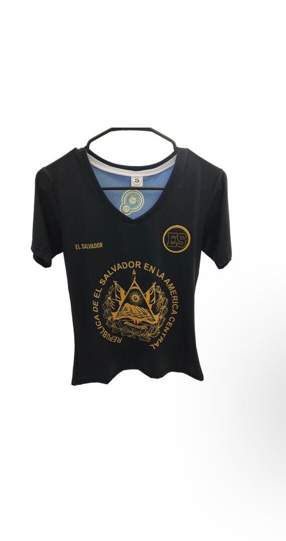 camisa negro con dorado