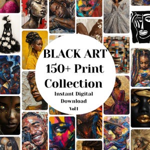Oltre 150 stampe d&#39;arte nera: collezione digitale afroamericana (download digitale)