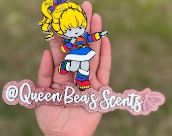 Rainbow character air freshener | Car freshie | Car accessory | Rainbow character Freshie
