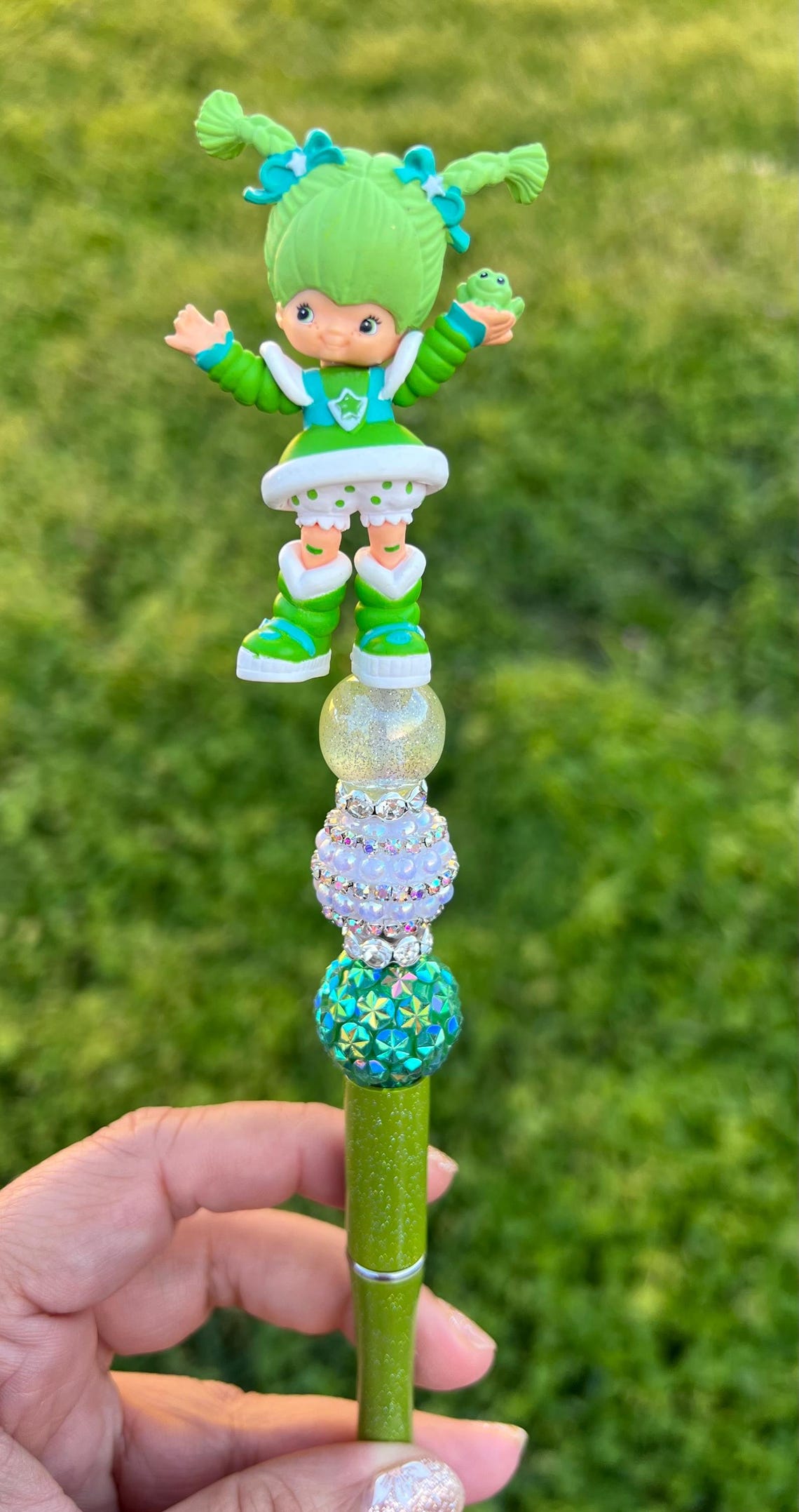 Cartoon Rhinestone Pen Rainbow Beaded Character Pen: Handcrafted Rhinestone Pen - Etsy