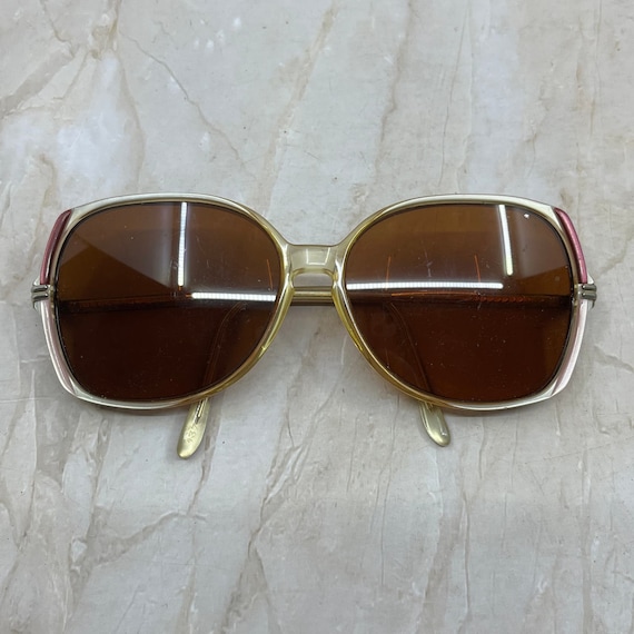 Retro Oversize Chloe Lunettes France Sunglasses E… - image 1