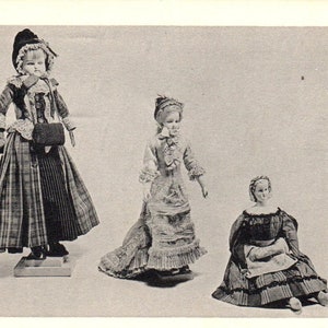 Cartolina PB8 della Missouri Historical Society per bambole americane ed europee del XIX secolo