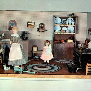 Game Lodge Casa delle bambole Mabel Gurney Collezione Custer SD Cartolina originale PB8