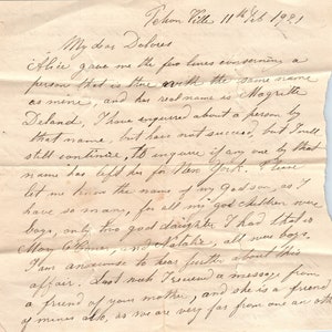 1921 Carta manuscrita Tejon Ville Puerto Príncipe Haití Madame Decastro AB6-OD1