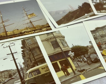 1970s Lot of 9 Original San Francisco Photos Ashbury Golden Gate Bridge TJ5-EL