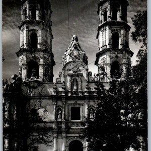 Basilica De Zapopan Mexico - Original RPPC Postcard TJ7-MP