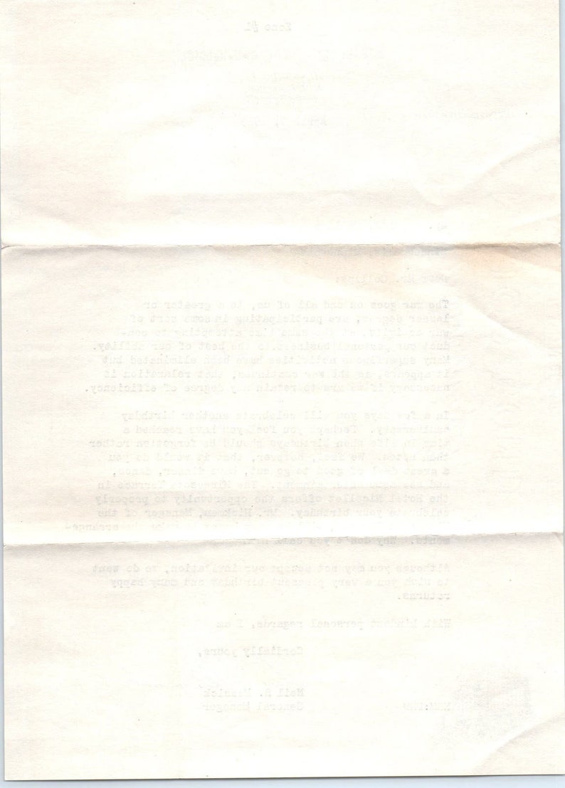 1945 Hotel Nicollet Letterhead Elizabeth Talbot-martin Minneapolis MN ...