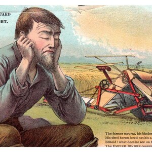 Empire Binder - Hold This Card To The Light - 1880s Victorian Trade Card TJ8-3