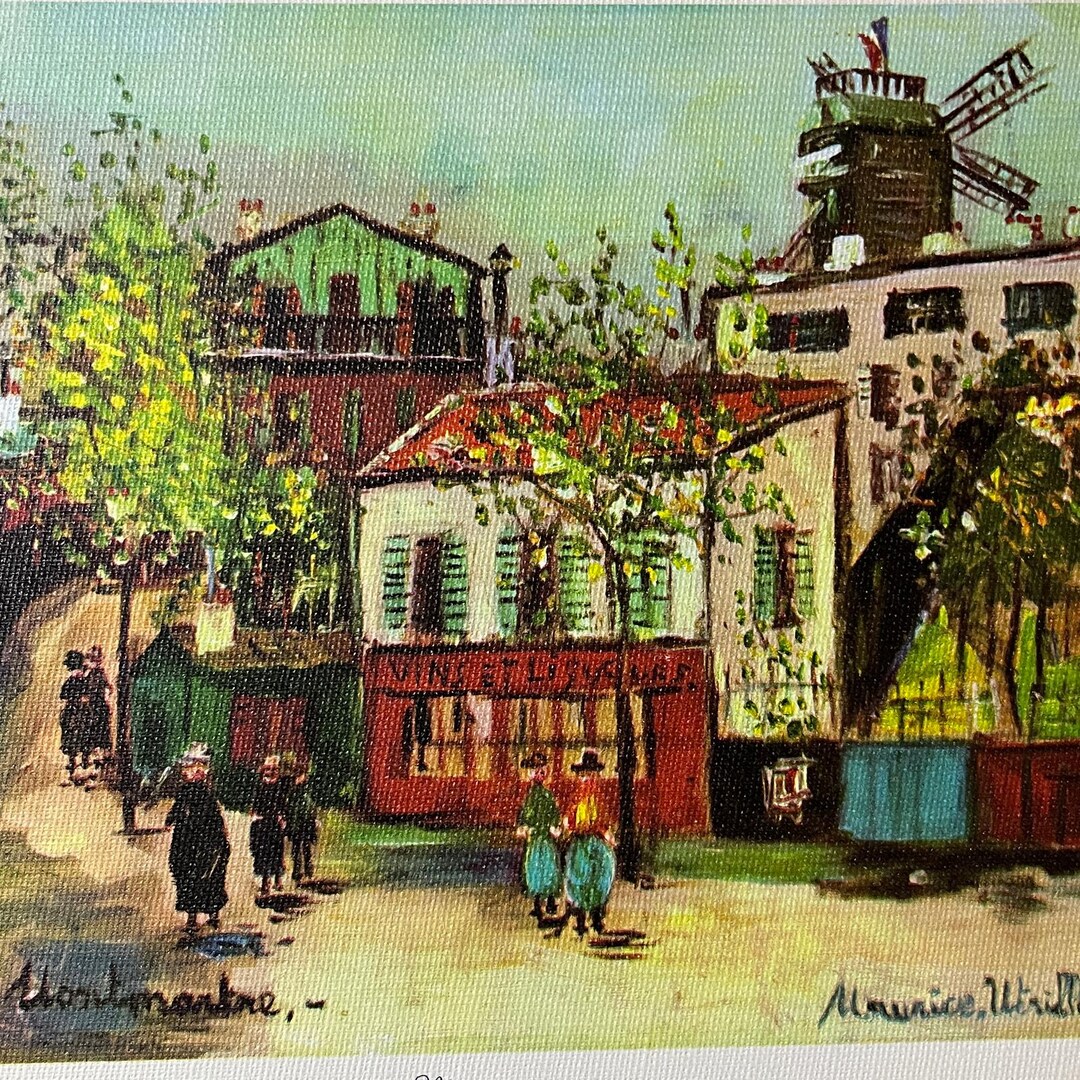MAURICE UTRILLO、SCENE DE RUE、海外版超希少レゾネより MAURICE UTRILLO、SCENE DE RUE、海外版超希少レゾネより