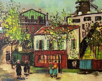 MAURICE UTRILLO、SCENE DE RUE、海外版超希少レゾネより MAURICE UTRILLO、SCENE DE RUE、海外版超希少レゾネより
