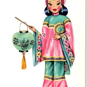 Doll of China - Cartolina originale serie Dolls of Many Lands PB4