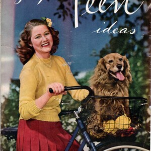 c1940 Gay Teen Ideen für Stricken und Häkeln Cover D10
