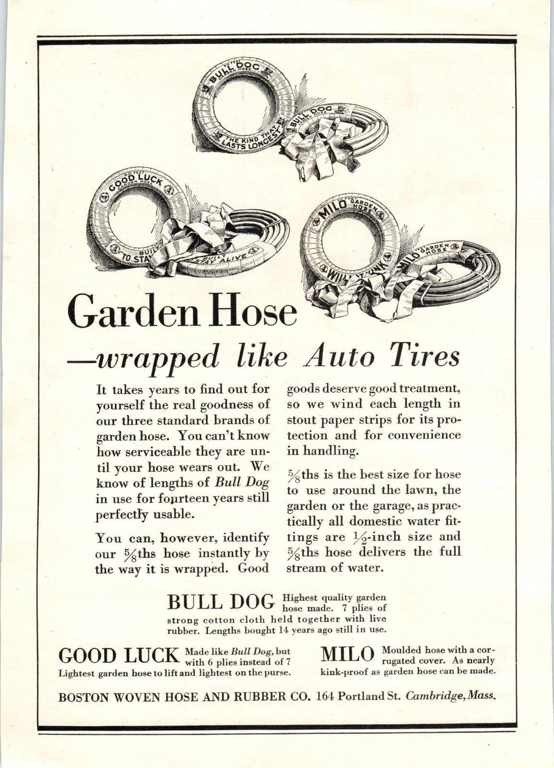 Boston Woven Hose & Rubber Co Car Tires 1921 Original Ad Etsy