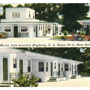 Bel-Air Motel Nueva Orleans Luisiana F.F. Fullmer & Sons - Postal TJ8-2
