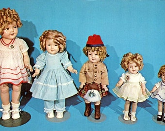 White House Doll & Toy Museum Anaheim Shirley Temple Dolls Original Postcard PB8