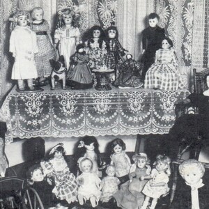 Marene Doll House Mt. Pocono PA Doll Exhibit Cartolina originale PB8