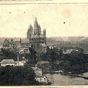 1919 I wojna światowa niemiecki jeniec wojenny wracający do domu Limburg (Lahn) antyczna pocztówka PE10