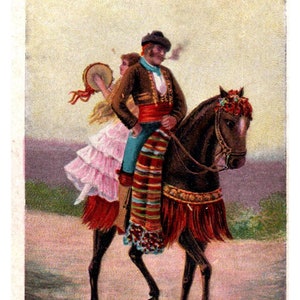 De Fiesta Chocolate Juncosa Barcelona - Handelskarte TJ8-3 der 1880er Jahre