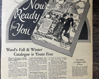 Montgomery Ward ＆ Co.Catalogue　ビンテージカタログ Montgomery Ward & Co. Catalog #107, Fall and Winter 1927-28