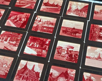 1960er Thailand Ansichten Konvolut von 20 Pana-Vue 2x2 Reisedias TK2-S-1