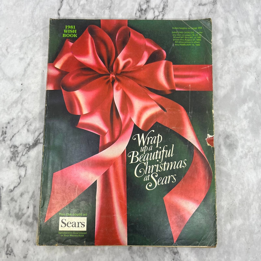 Vintage Sears Wish Book 1981 Christmas Toy Catalog Barbie Etsy