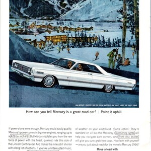 1966 Merkur Automobile Vintage Zeitschriften-Werbung D9