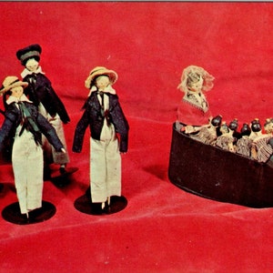 I primi Woodies al Museo delle bambole di Mary Merritt Cartolina originale Douglasville PB6