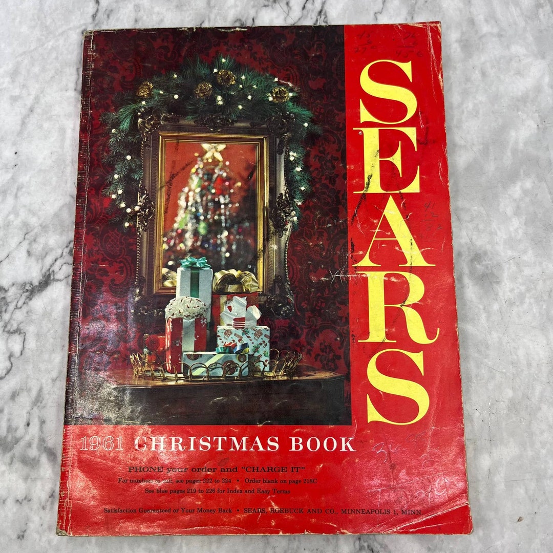1961 Sears Christmas Wish Book Catalog Great Vintage Toys & Etsy