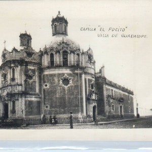 Capilla El Pocito Villa De Guadalupe Messico - Cartolina originale RPPC TJ7-MP