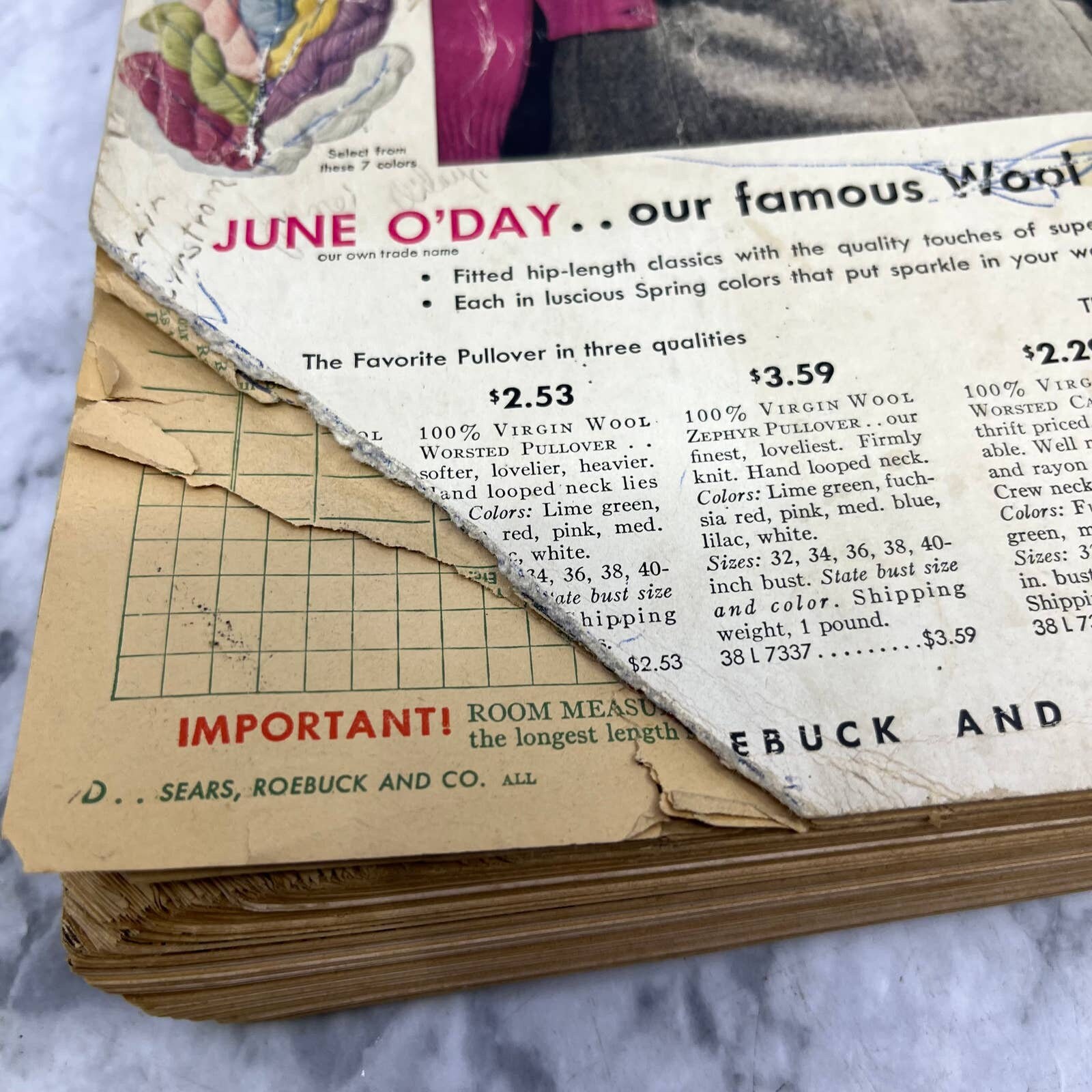 WWII 1945 Sears Spring Summer Catalog Minneapolis Edition S2 Etsy