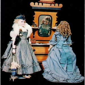 Cartolina originale Les Poupées Parisiennes Bisque Luxury Dolls PB10