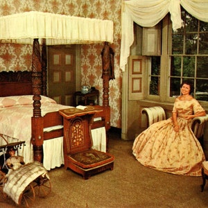 Wheatland Lancaster PA Harriet Lane Chambre Carte postale originale PB8