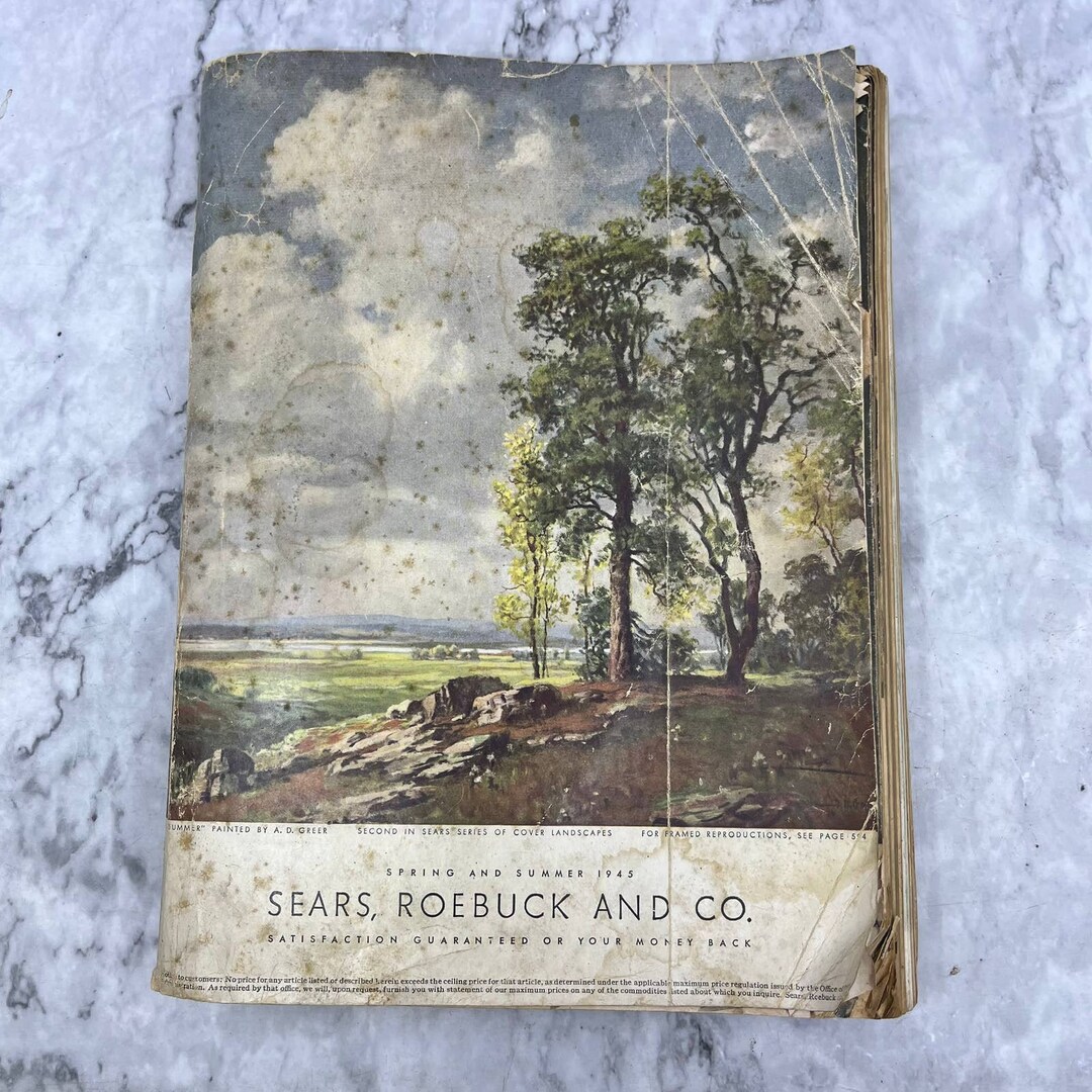 WWII 1945 Sears Spring Summer Catalog Minneapolis Edition S2 Etsy